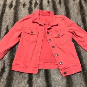 Kut from the kloth pink jean jacket